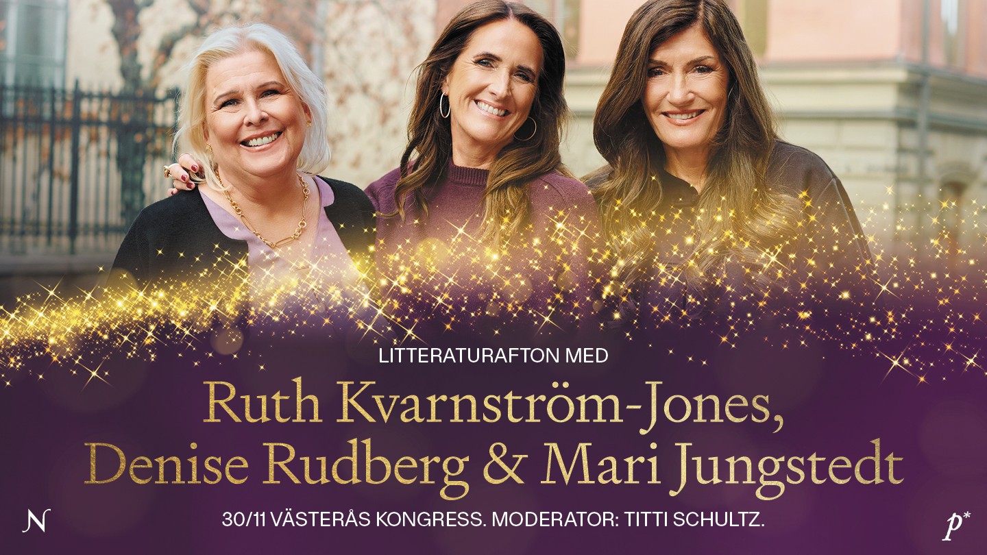 En kväll, tre författarstjärnor!